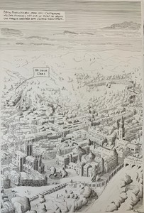 Vue aérienne de la ville de BATH SPA